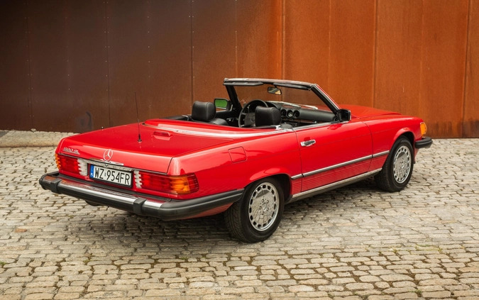 Mercedes-Benz SL cena 99000 przebieg: 270000, rok produkcji 1987 z Warszawa małe 596